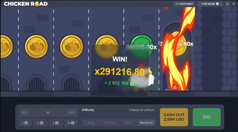 Ретриггер в Chicken Road